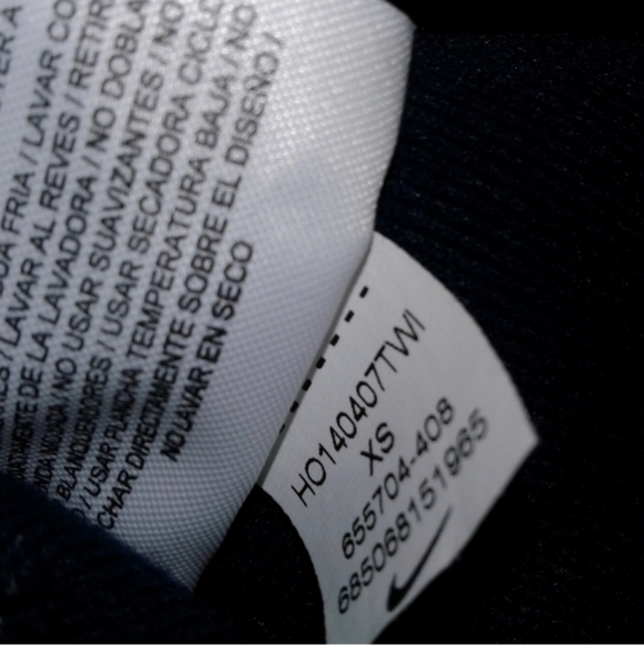 Nike pre gamer track midnight blue sweatshirt jacket womens size XS 655704-408 - Picture 7 of 7